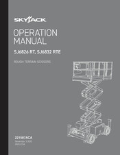 Skyjack SJ6832 RTE Series Operation Manual
