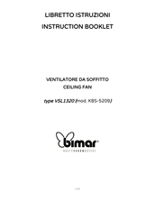 Bimar VSL1320 Instruction Booklet