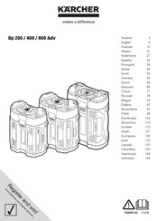 Kärcher Bp 800 Adv Instructions Manual