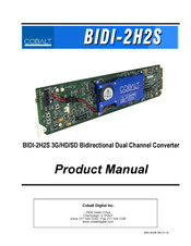 Cobalt Digital Inc BIDI-2H2S Product Manual