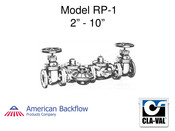 American Backflow CLA-VAL RP-1 Manual