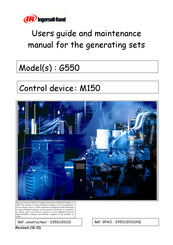 Ingersoll-Rand G 550 Users Manual And Maintenance Manual