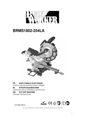 Build Worker BRMS1802-254LA Original Instructions Manual