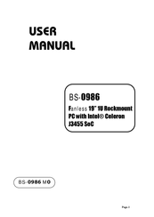 protech BS-0986 User Manual