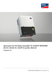 SMA CL-REL-KIT-1-SP Manual