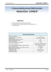 HomLiCon LCH5LP Quick Start Manual