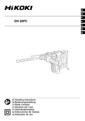 HIKOKI DH 28PC Handling Instructions Manual