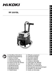 HIKOKI RP 250YBL Handling Instructions Manual