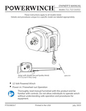 Powerwinch 712 Owner's Manual