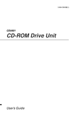 Sony CDU601 User Manual