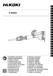 HIKOKI H 65SD3 Handling Instructions Manual