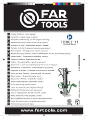Far Tools FORCE 11 Original Manual Translation