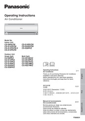 Panasonic CU-2S18PKZ Operating Instructions Manual