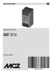 MCZ GIO 2016 Installation Manual