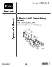 Toro 74311TE Operator's Manual