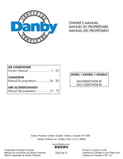 Danby DAC080EB7WDB-RF Owner's Manual