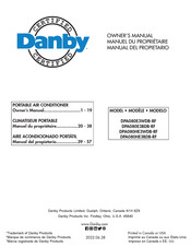 Danby DPA080E3WDB-RF Owner's Manual