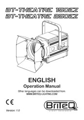 Briteq BT-THEATRE 150EZ Operation Manual