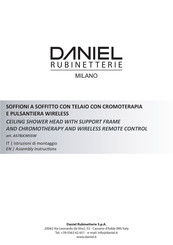 DANIEL RUBINETTERIE A578JCM55W Assembly Instructions Manual