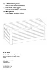 dobar 58605e Assembly And Safety Instructions