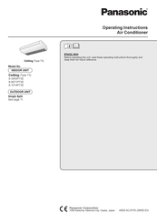 Panasonic T3 Series Operating Instructions Manual