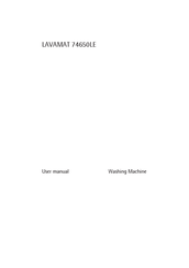 Electrolux LAVAMAT 74650LE User Manual