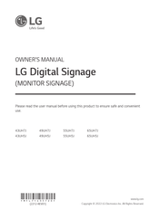 LG 43UH5J Owner's Manual