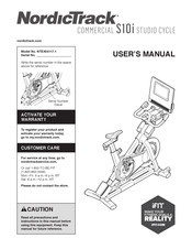 ICON Health & Fitness NordicTrack S10i STUDIO CYCLE User Manual