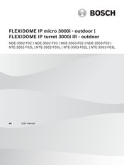 Bosch FLEXIDOME IP micro 3000i-outdoor User Manual