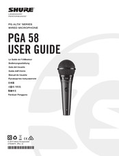 Shure PGA58-XLR User Manual