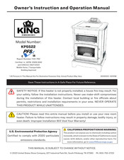 United States Stove KING KP5522 Owner’s Instruction And Operation Manual