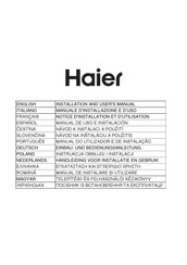 Haier HATS9DS46BWIFI Installation And User Manual