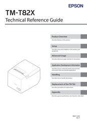 Epson TM-T82X Technical Reference Manual