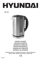 Hyundai VK 113 Instruction Manual