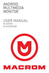 Macrom M-AN700DAB User Manual