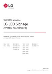 LG CSAA-012X3 Owner's Manual