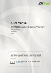 ZKTeco BGM1060R User Manual