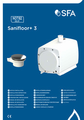 Sfa Sanifloor+ 3 Installation Instructions Manual