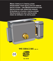 Extel WE 5004/2 BIS Installation And Operation Manual