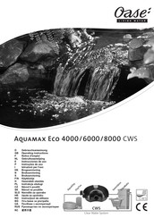 Oase Aquamax Eco 6000 CWS Operating Instructions Manual