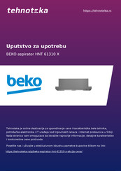 Beko HNT61310X User Manual