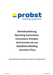 probst AKZ-UNI-1230 Operating Instructions Manual