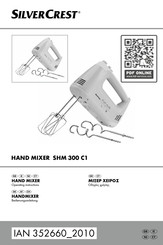Silvercrest 352660-2010 Operating Instructions Manual