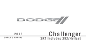 Dodge Challenger SRT Includes 392/Hellcat 2016 Owner's Manual