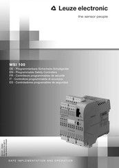 Leuze electronic MSI 100 Safe Implementation And Operation