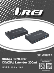 REI CO-UHD330-K User Manual