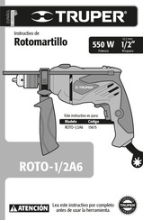 Truper ROTO-1/2A6 Manual