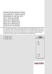 STIEBEL ELTRON STD 315-1 Plus Operation And Installation Manual