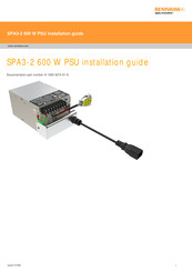 Renishaw SPA3-2 600 W PSU Installation Manual