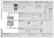 Bosch SMV4HMX65M Quick Reference Manual